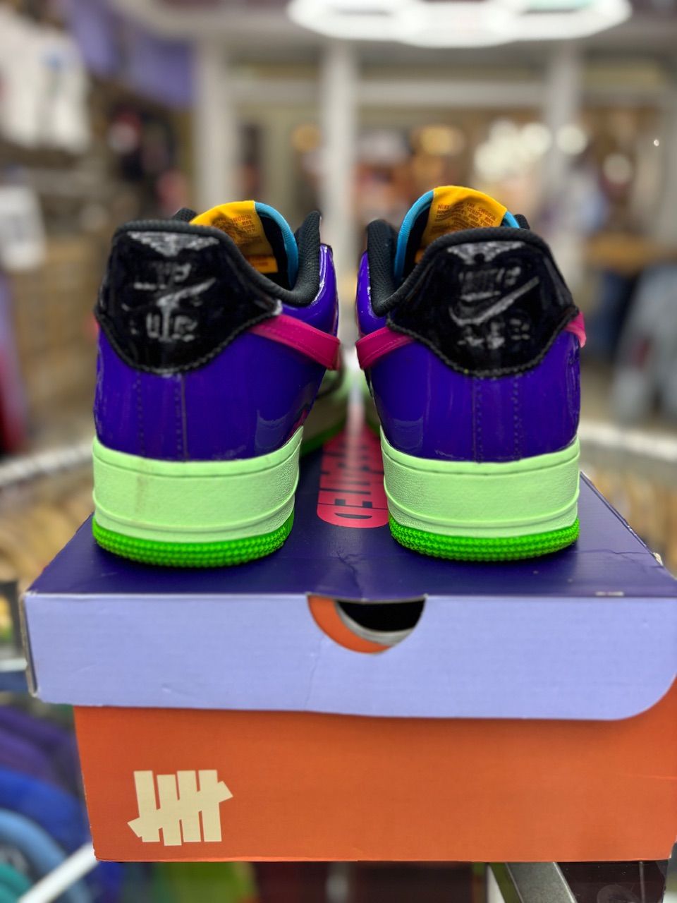Nike Air Force 1 Low SP Undefeated Multi-Patent Pink Prime - Used/Worn