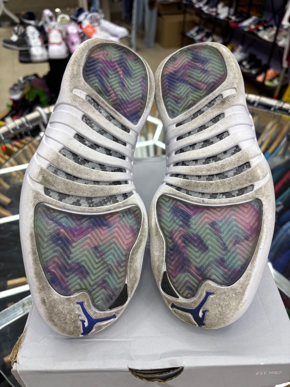 Jordan 12 Retro Hyper Royal (Women's) - Used/Rep Box