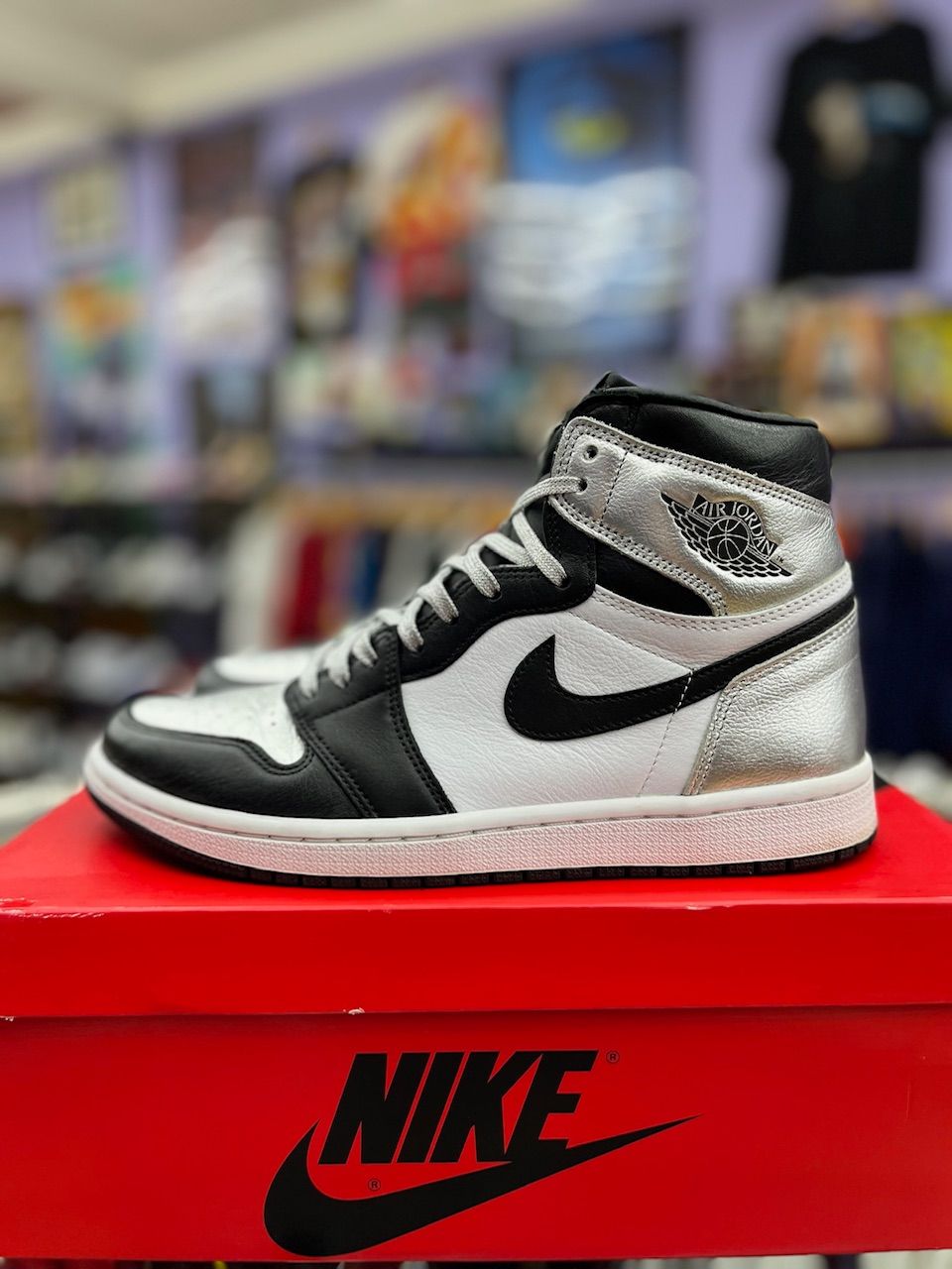 Jordan 1 Retro High Silver Toe (Women's) - Used/Worn