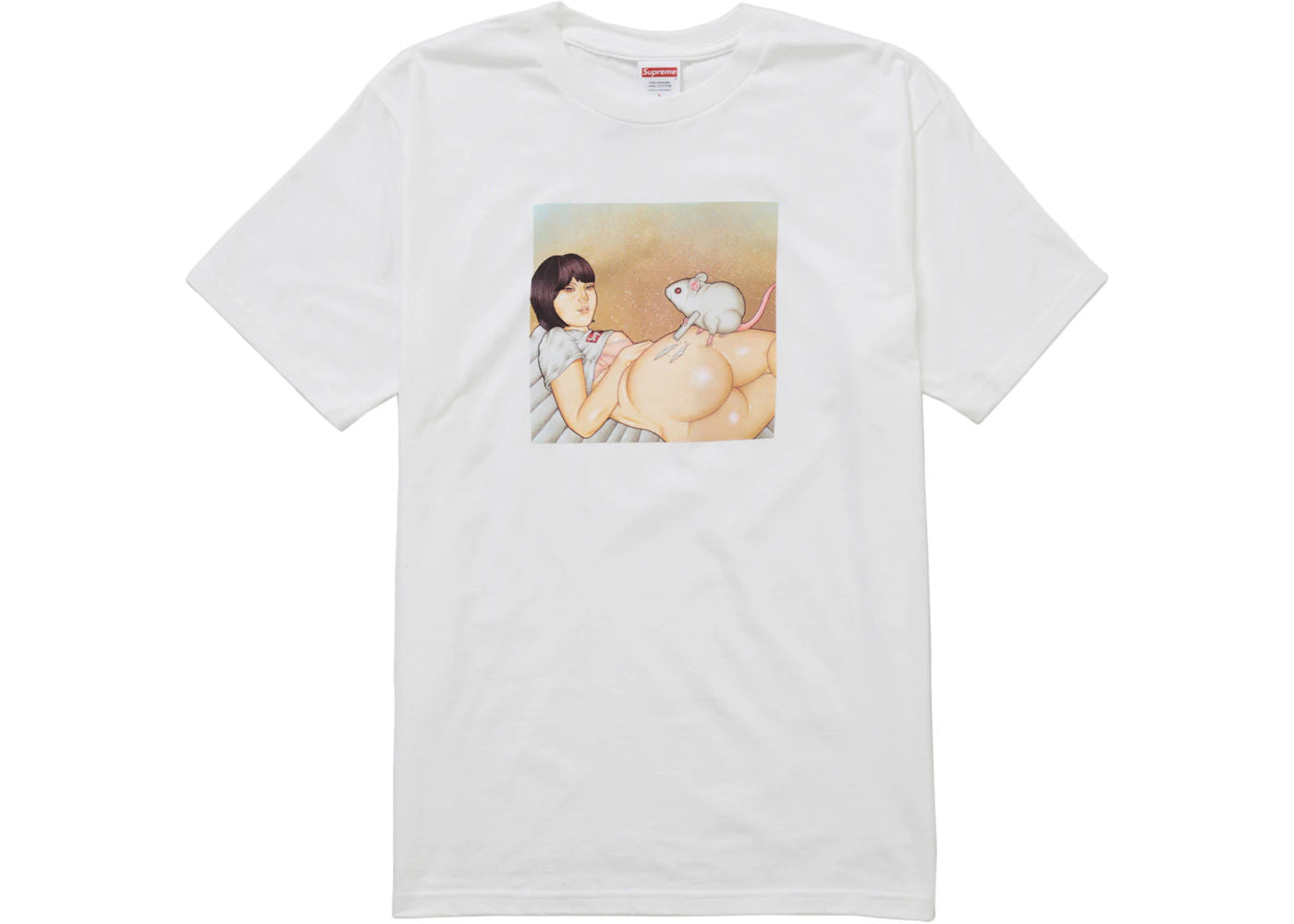 Supreme Mouse Tee (SS25) White