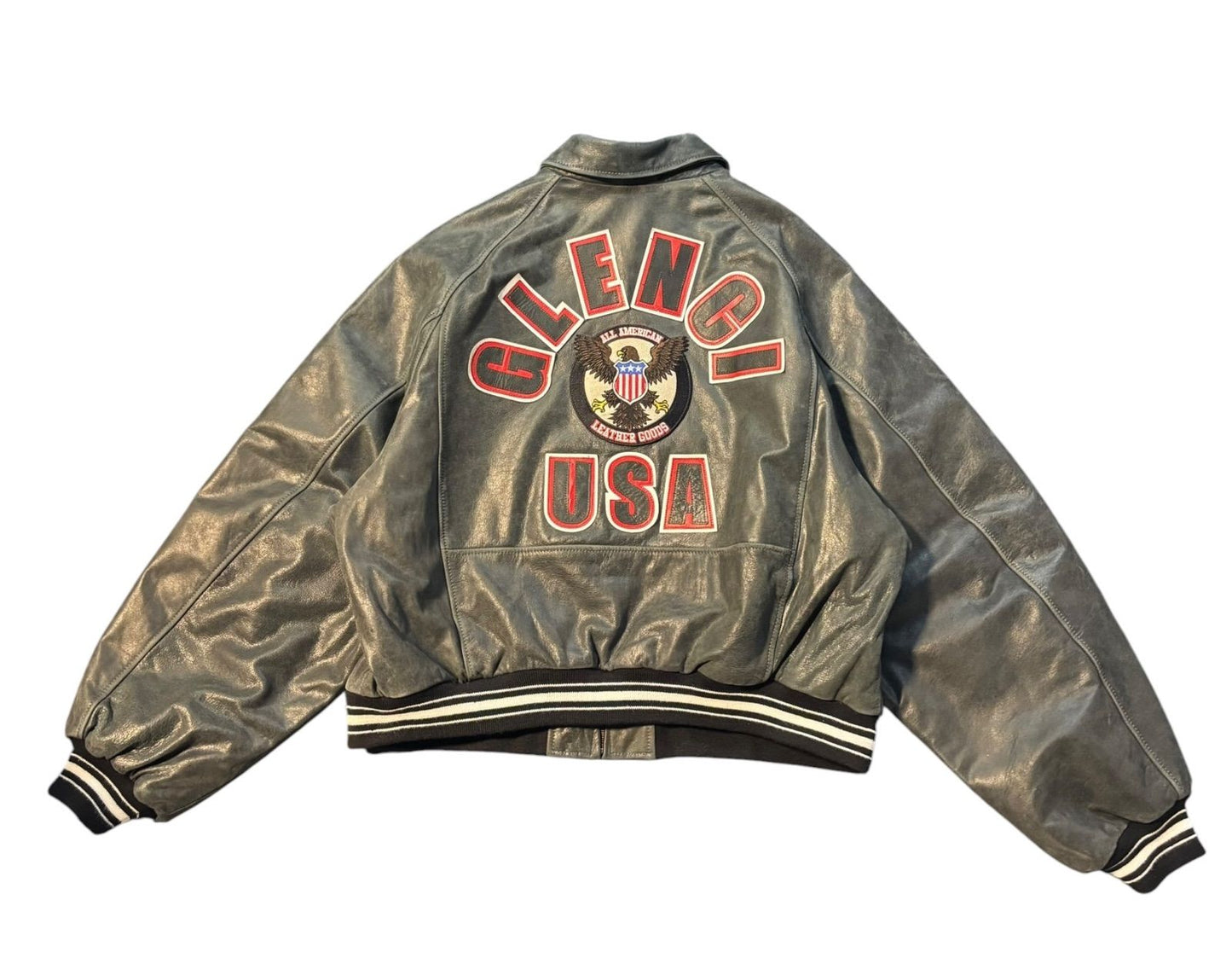 Gv Gallery Raspberry Glenci Leather Jacket
