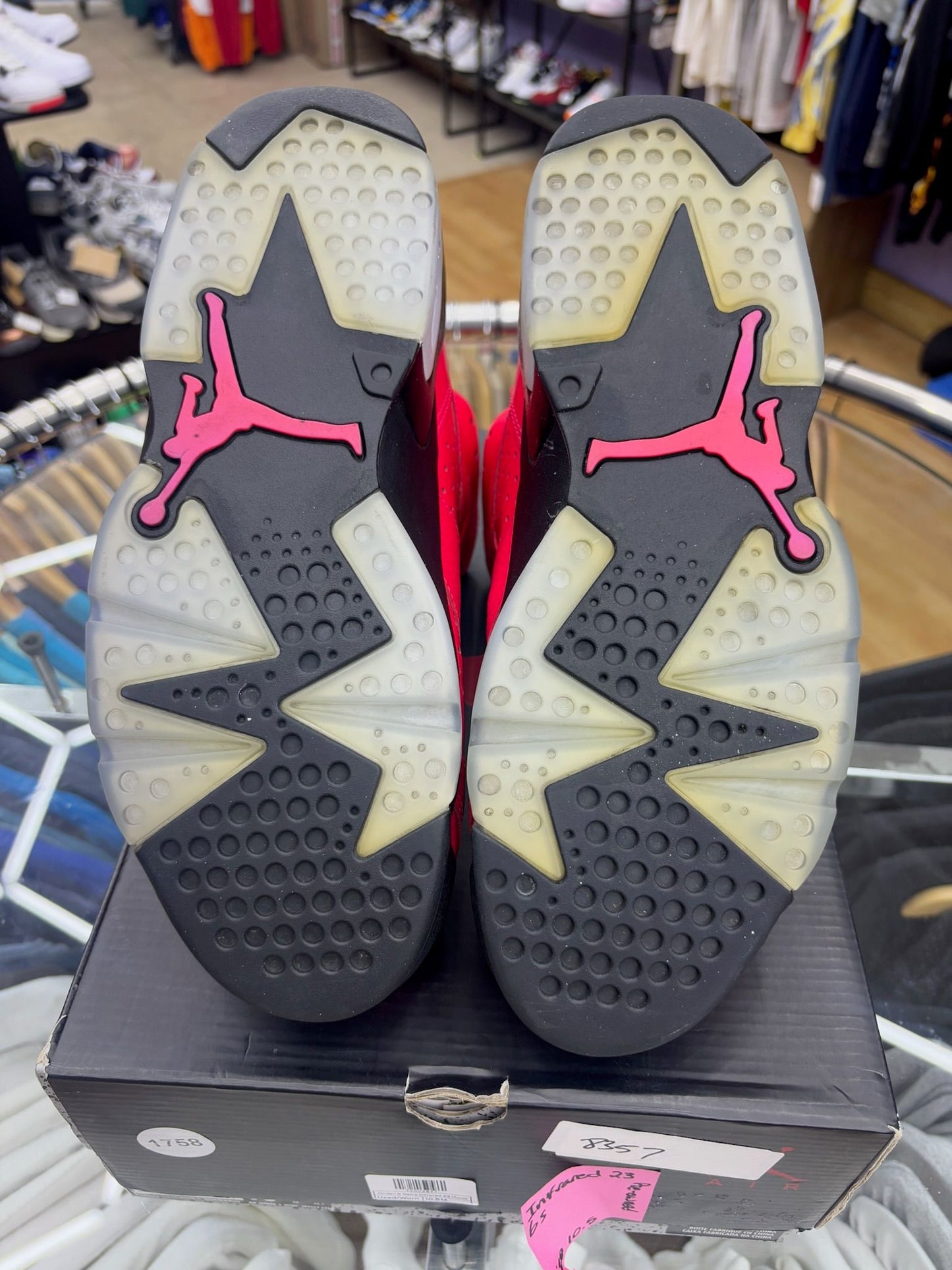 Jordan 6 Retro Infrared 23 (Toro) - Used/Worn