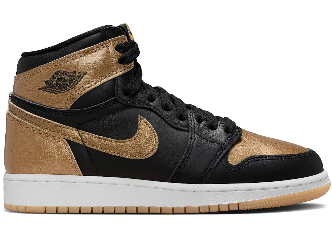 Jordan 1s Retro High OG Black Metallic Gold (GS)