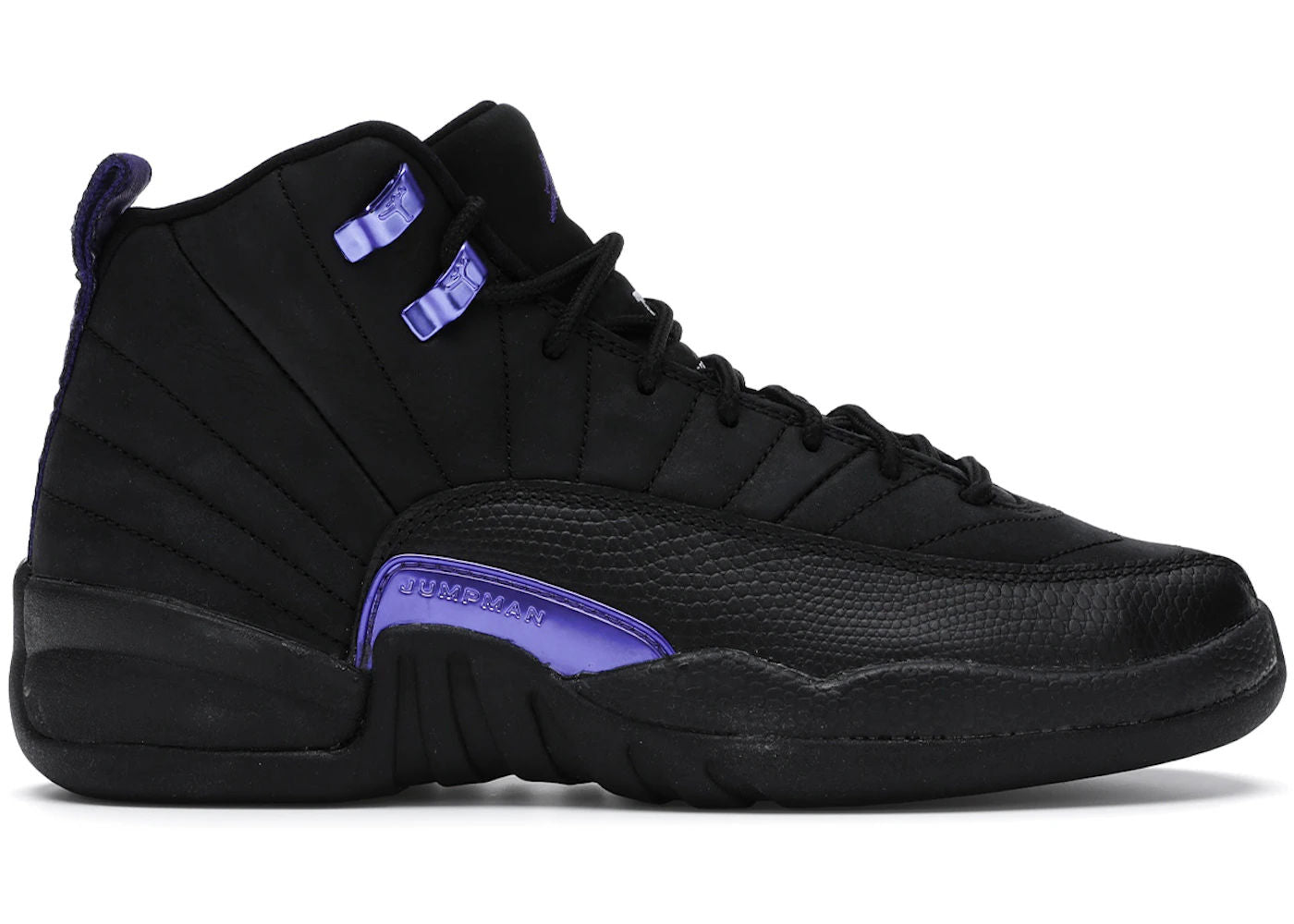 Jordan 12 Retro Black Dark Concord (GS) - Like New