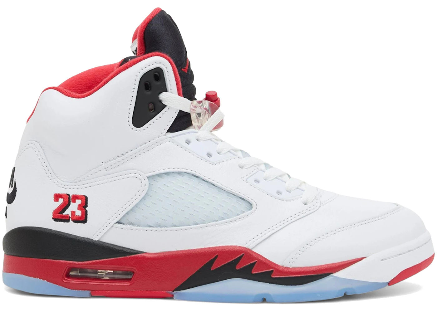 Jordan 5 Retro Fire Red Black Tongue (2025)