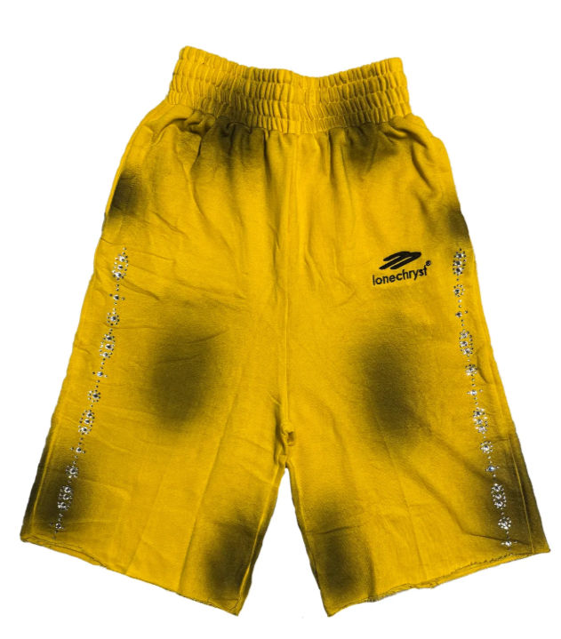Lonecryst Yellow Trance Shorts