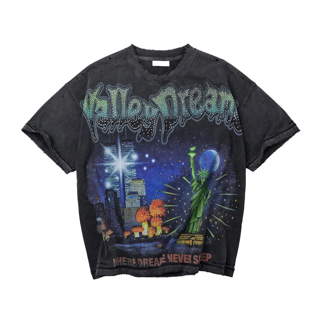 Vale Forever Skyline Bling Tee Black