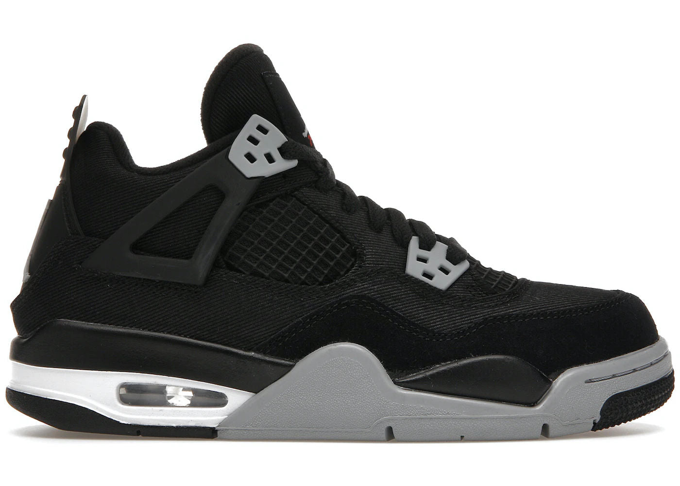 Jordan 4s Retro Black Canvas (GS)