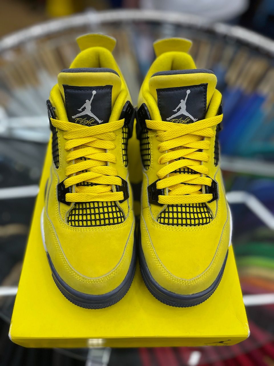 Jordan 4 Retro Lightning (2021) (GS) - Used/Worn
