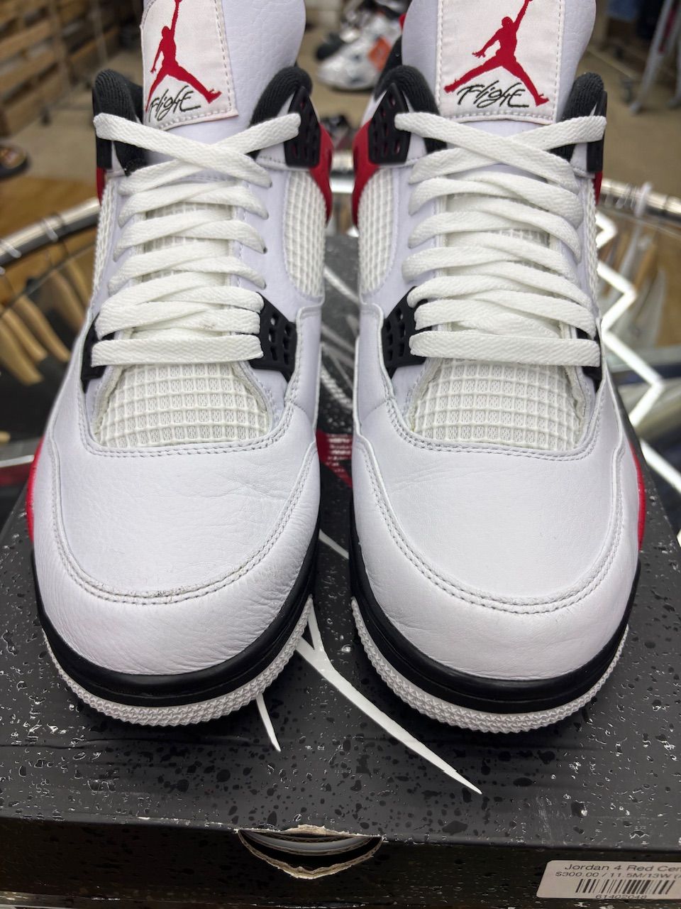 Jordan 4 Retro Red Cement - Used/Worn