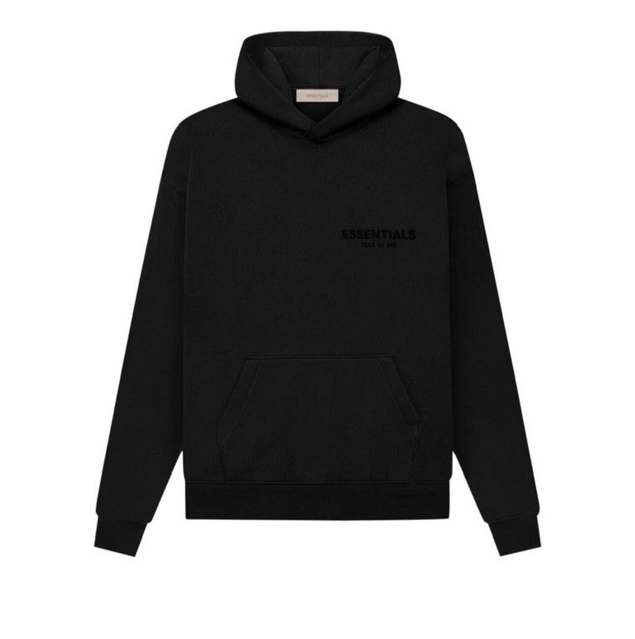Fear of God Essentials Pullover Hoodie Stretch Limo Black