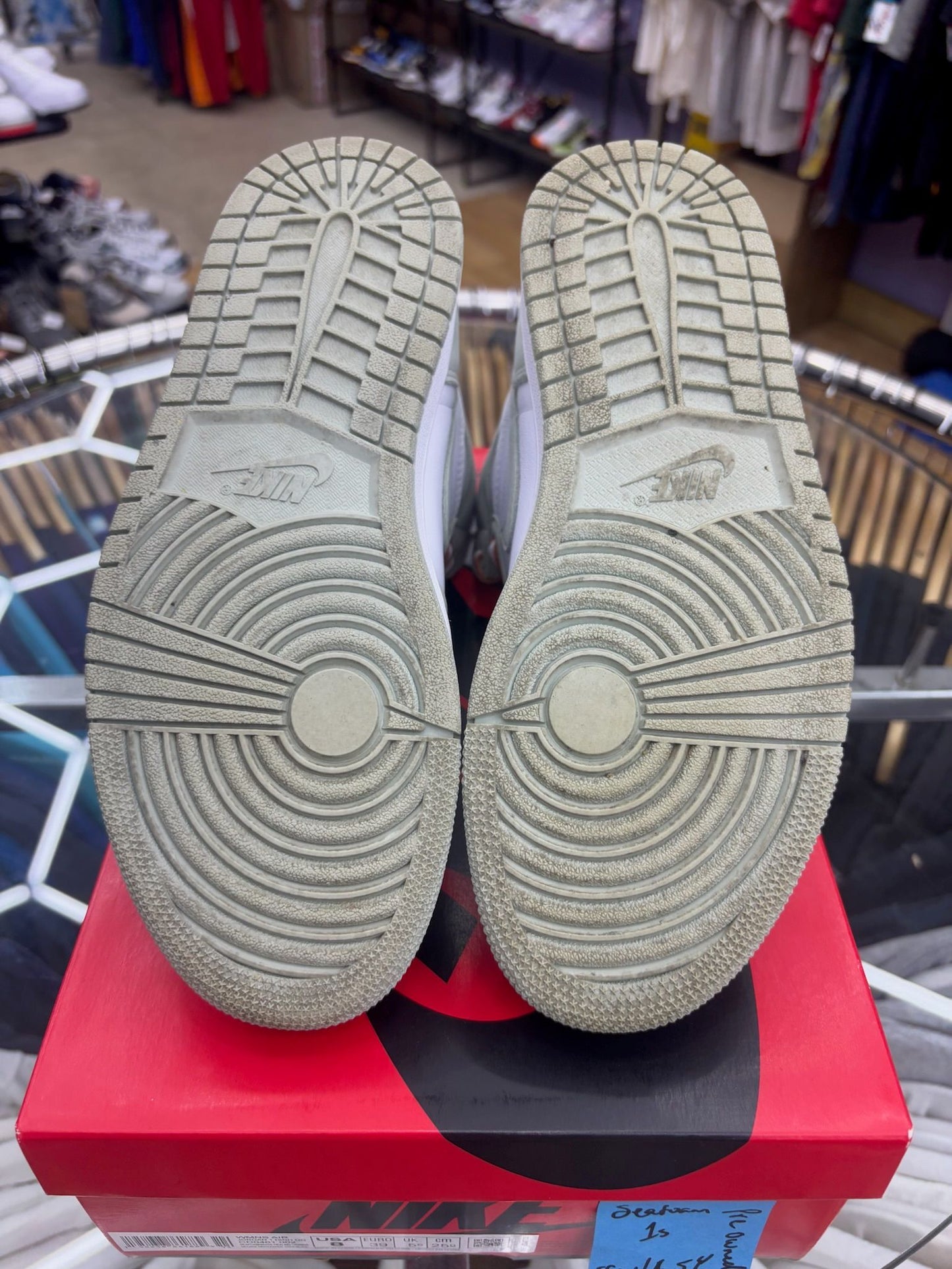 Jordan 1 Retro High OG Seafoam (Women's) - Used/Worn