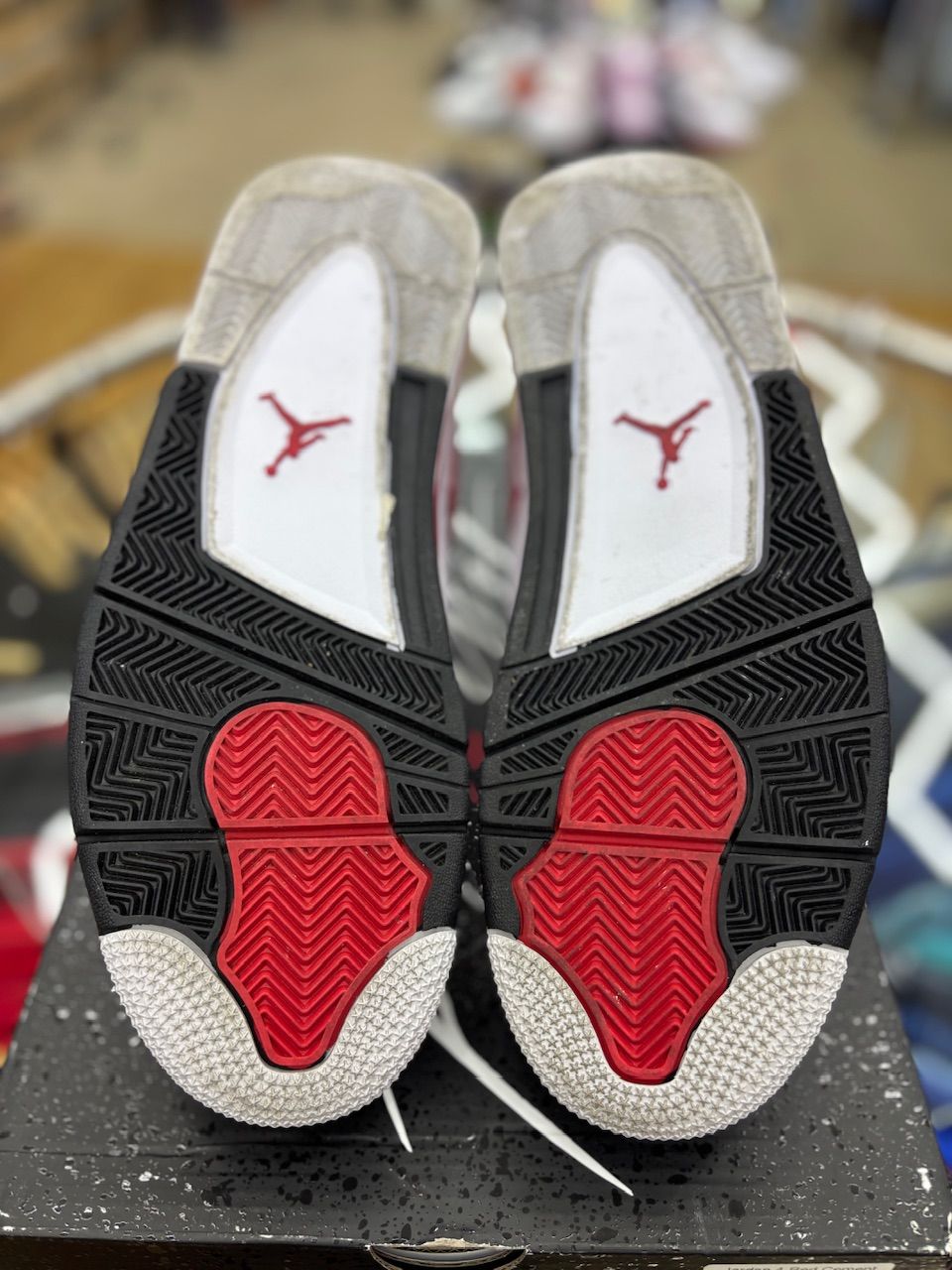 Jordan 4 Retro Red Cement - Used/Worn