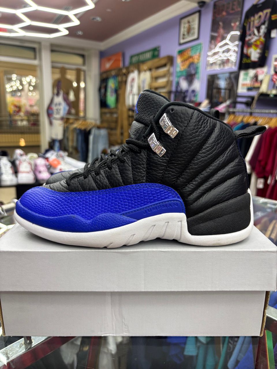 Jordan 12 Retro Hyper Royal (Women's) - Used/Rep Box