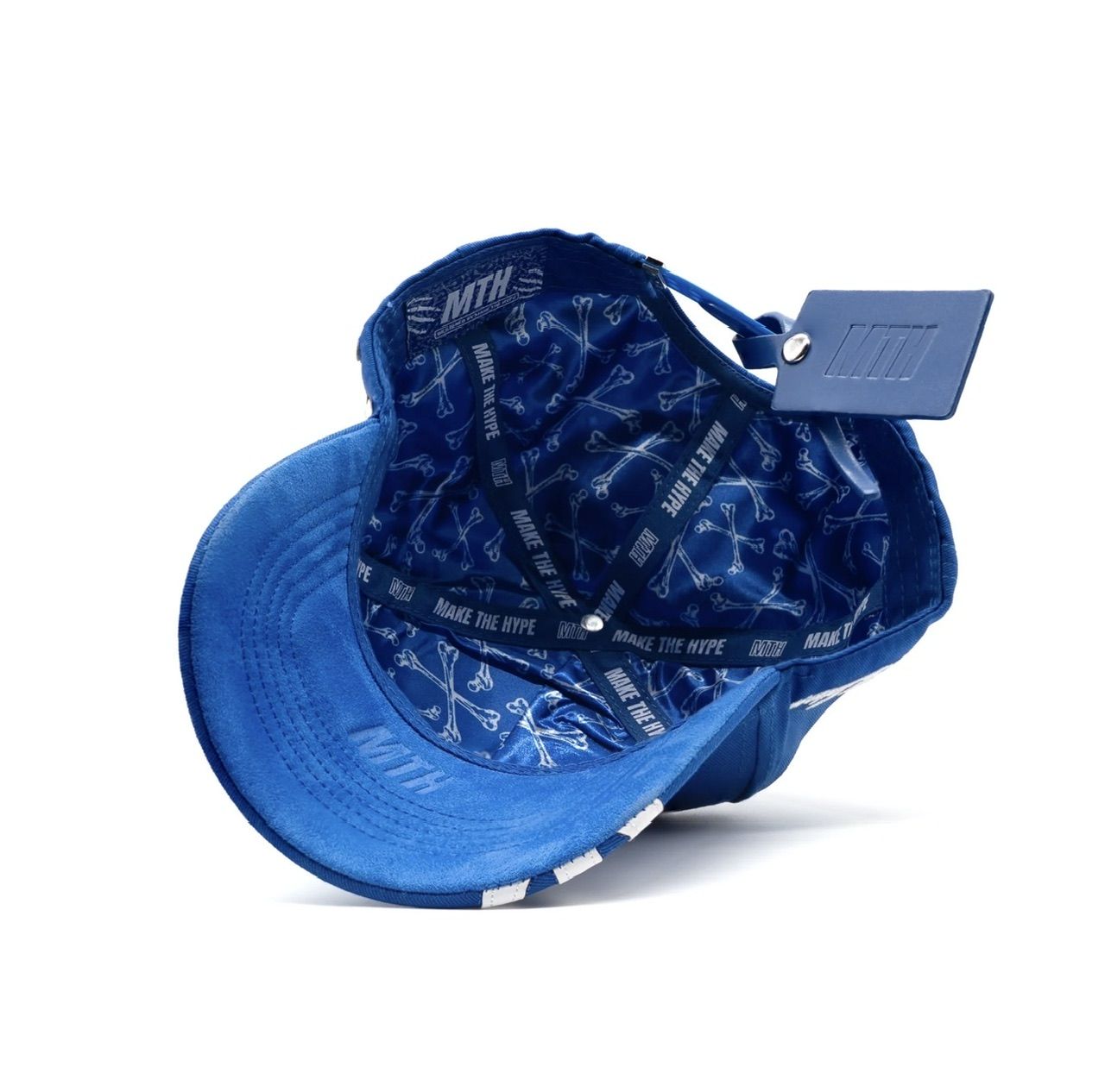 Blue LA Skeleton Hat