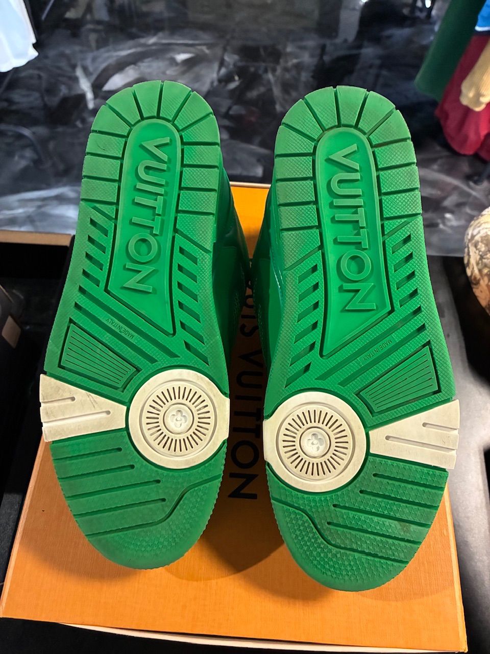 Louis Vuitton LV Skate Green White - Used/Worn