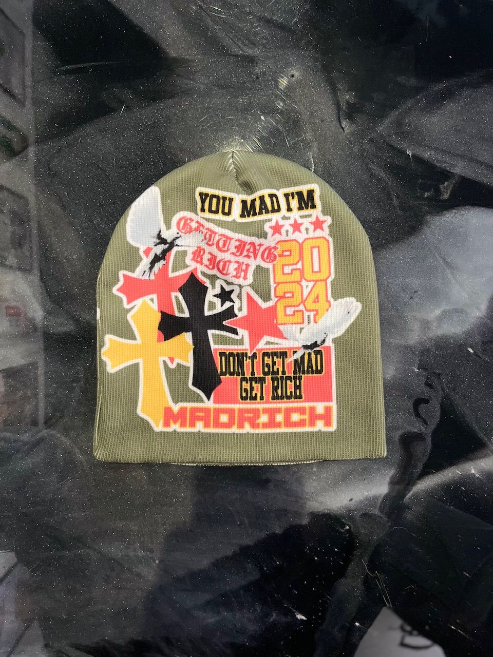 MAD Rich Olive Green Beanie