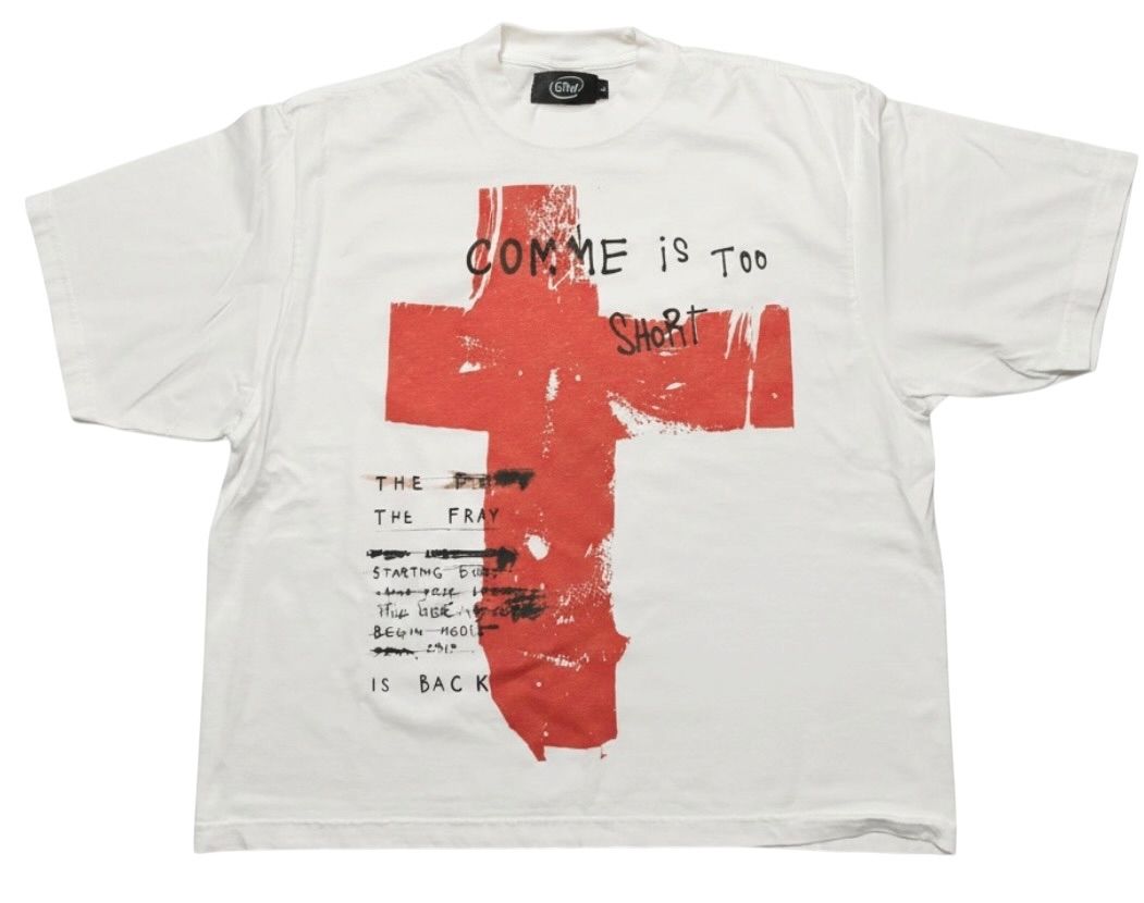 Commé Monde Bleed White White Tee