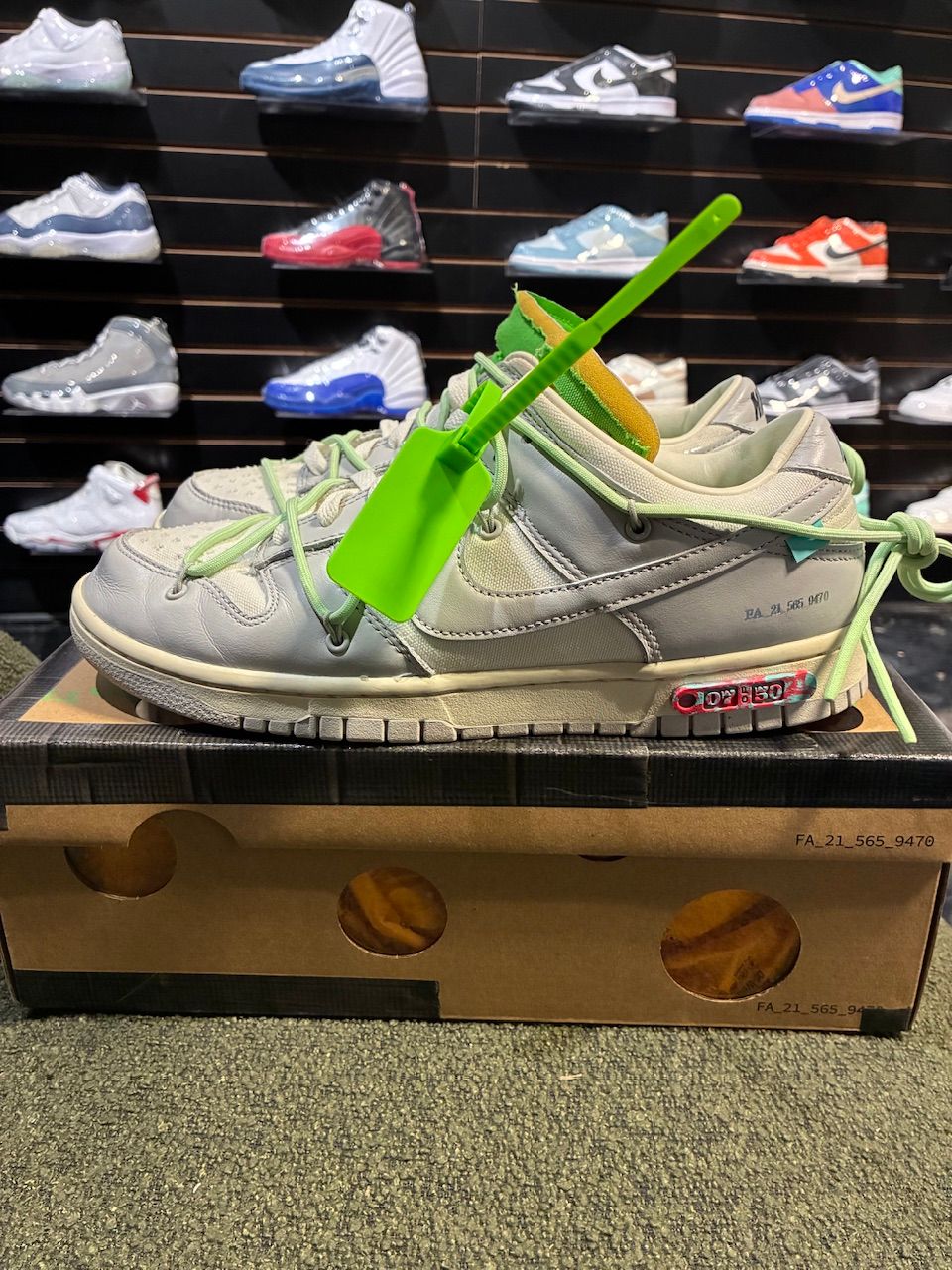 Nike Dunk Low Off-White Lot 7 - Used/Worn