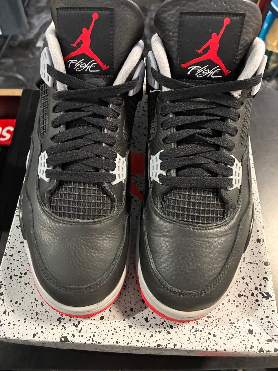 Jordan 4 Retro Bred Reimagined - Used/Worn
