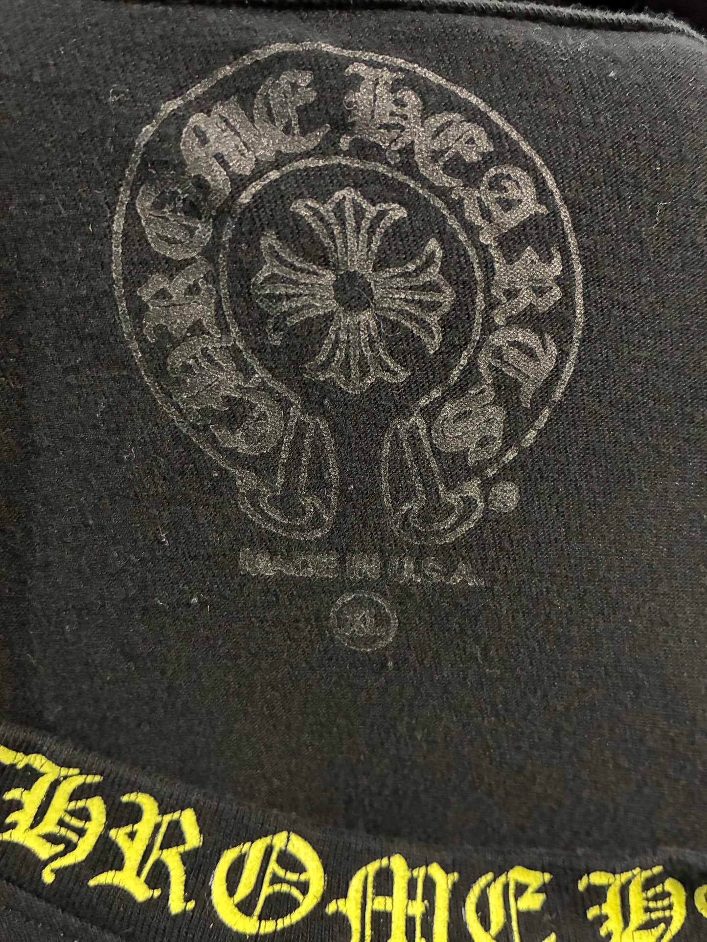 Chrome Hearts Long Sleeve Pocket Crew T-shirt Black/Army Green - Like New