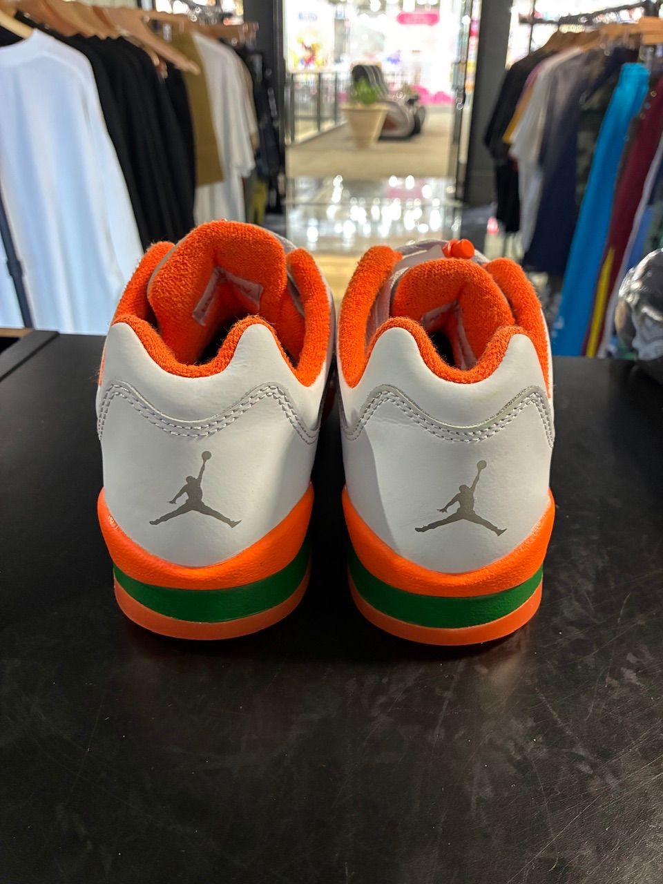 Jordan 5 Retro Low Miami Hurricanes (GS) - No Box/Used