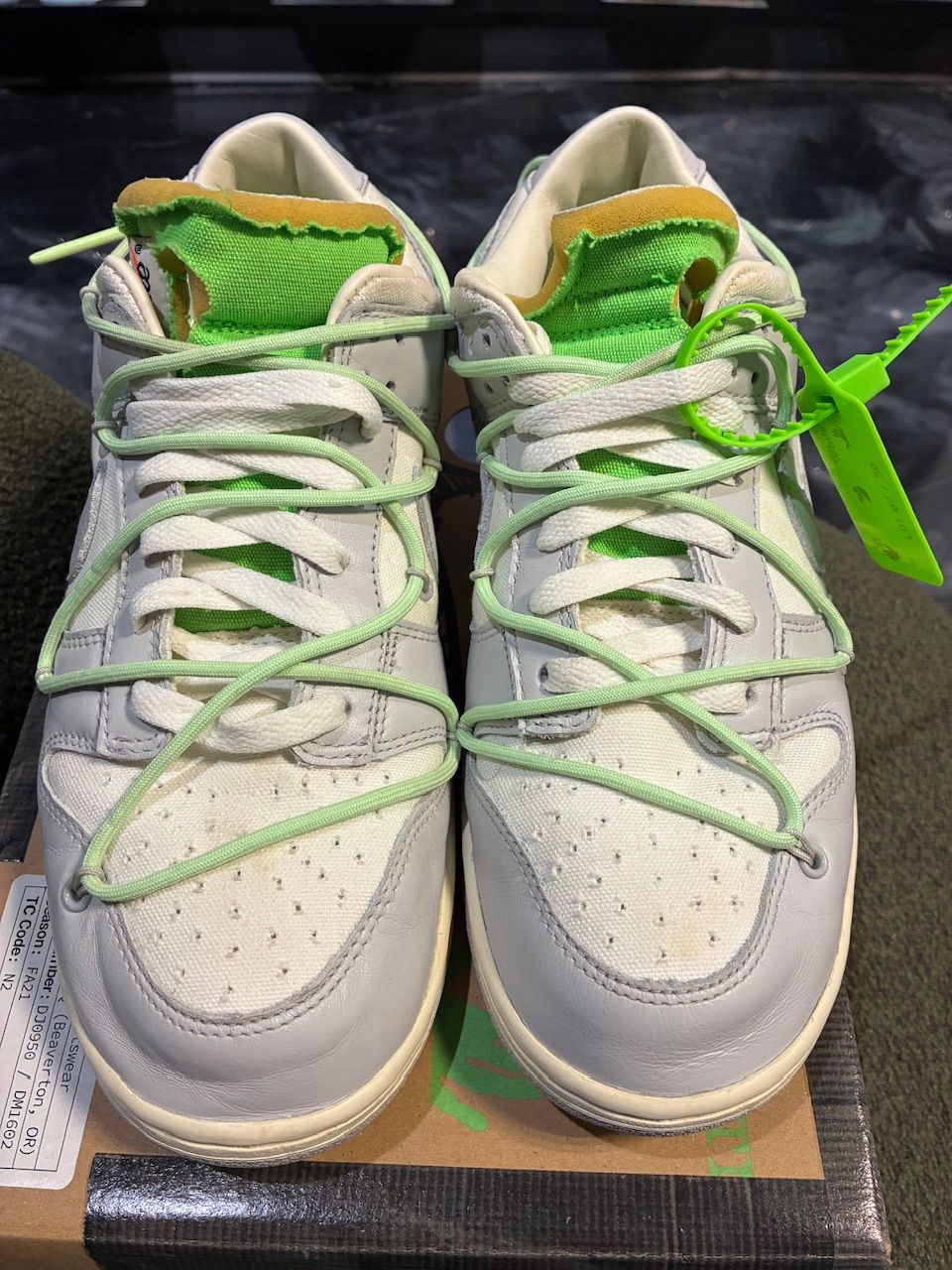 Nike Dunk Low Off-White Lot 7 - Used/Worn