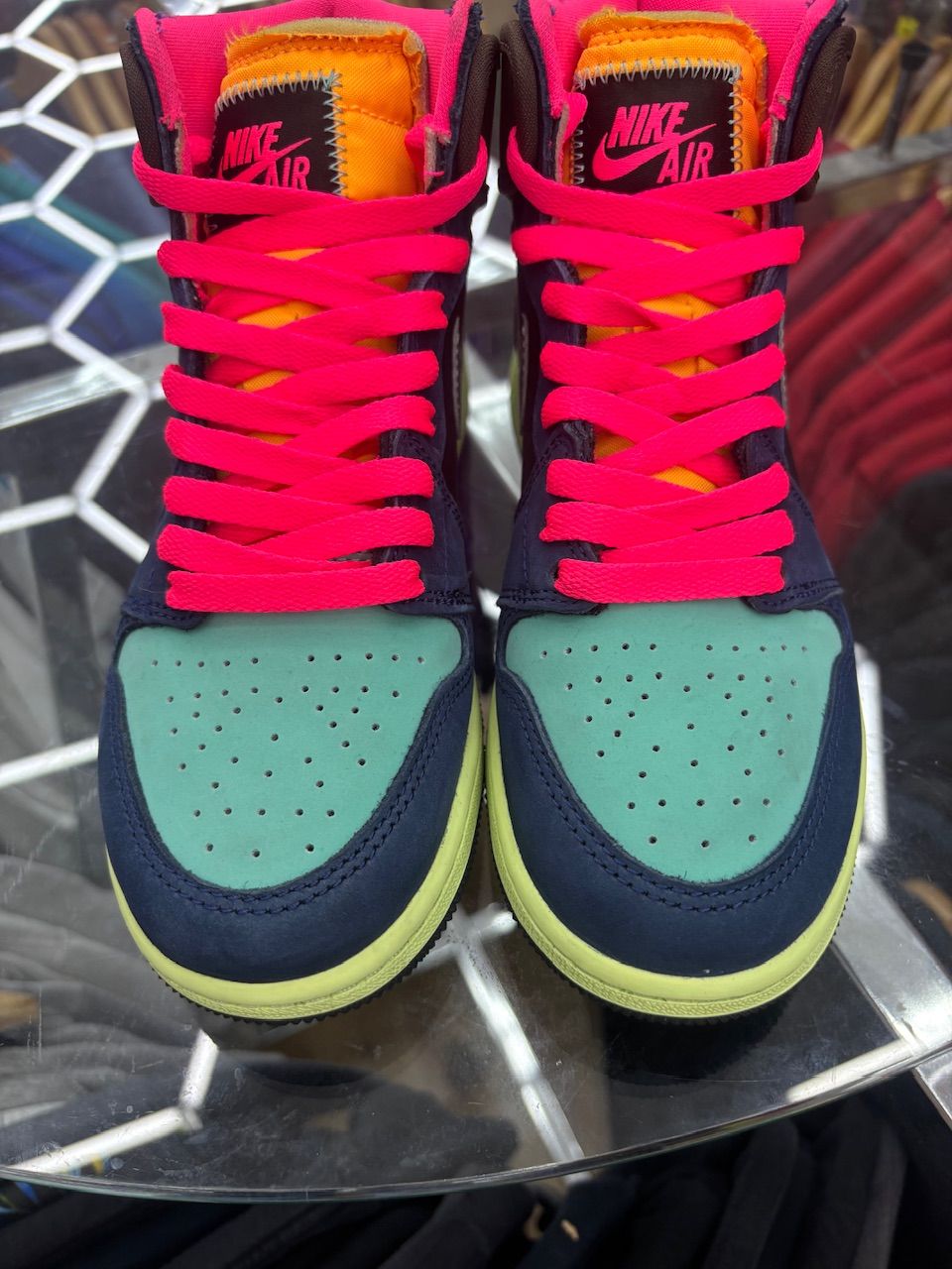 Jordan 1 Retro High Tokyo Bio Hack (GS) - No Box/Used