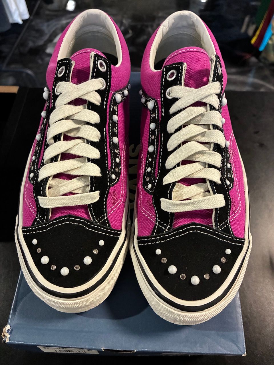 Vans OTW Old Skool 36 Pearlized Pack Pink Black - Used/Worn