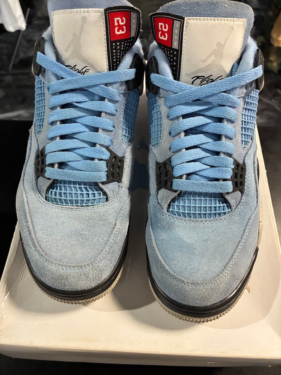 Jordan 4 Retro University Blue - Used/Worn