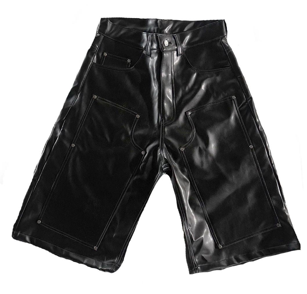 Onyx Leather Jorts