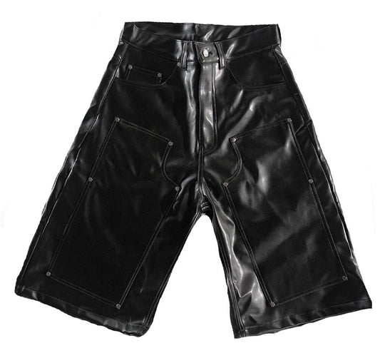 Onyx Leather Jorts