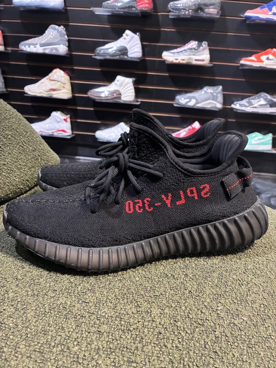 adidas Yeezy Boost 350 V2 Black Red - No Box/Used