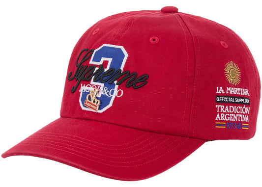 Supreme La Martina 6-Panel Red