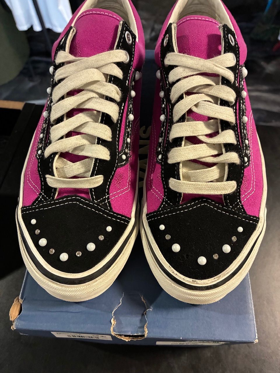 Vans OTW Old Skool 36 Pearlized Pack Pink Black - Used/Worn