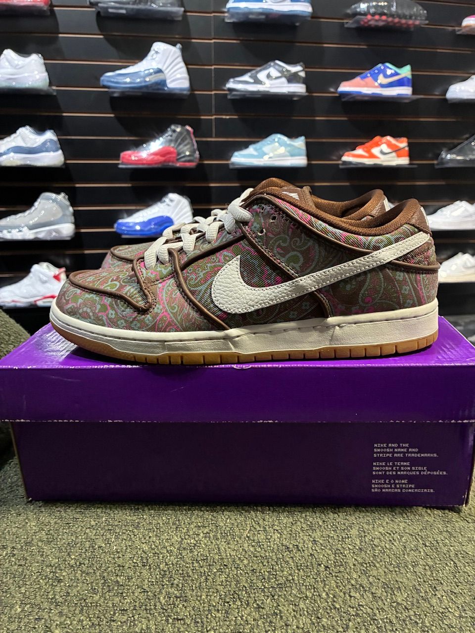 Nike SB Dunk Low Pro Paisley Brown - Used/Worn