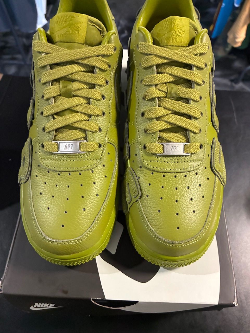 Nike Air Force 1 Low Cactus Plant Flea Market Moss - Used/Worn