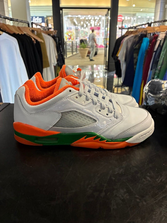 Jordan 5 Retro Low Miami Hurricanes (GS) - No Box/Used