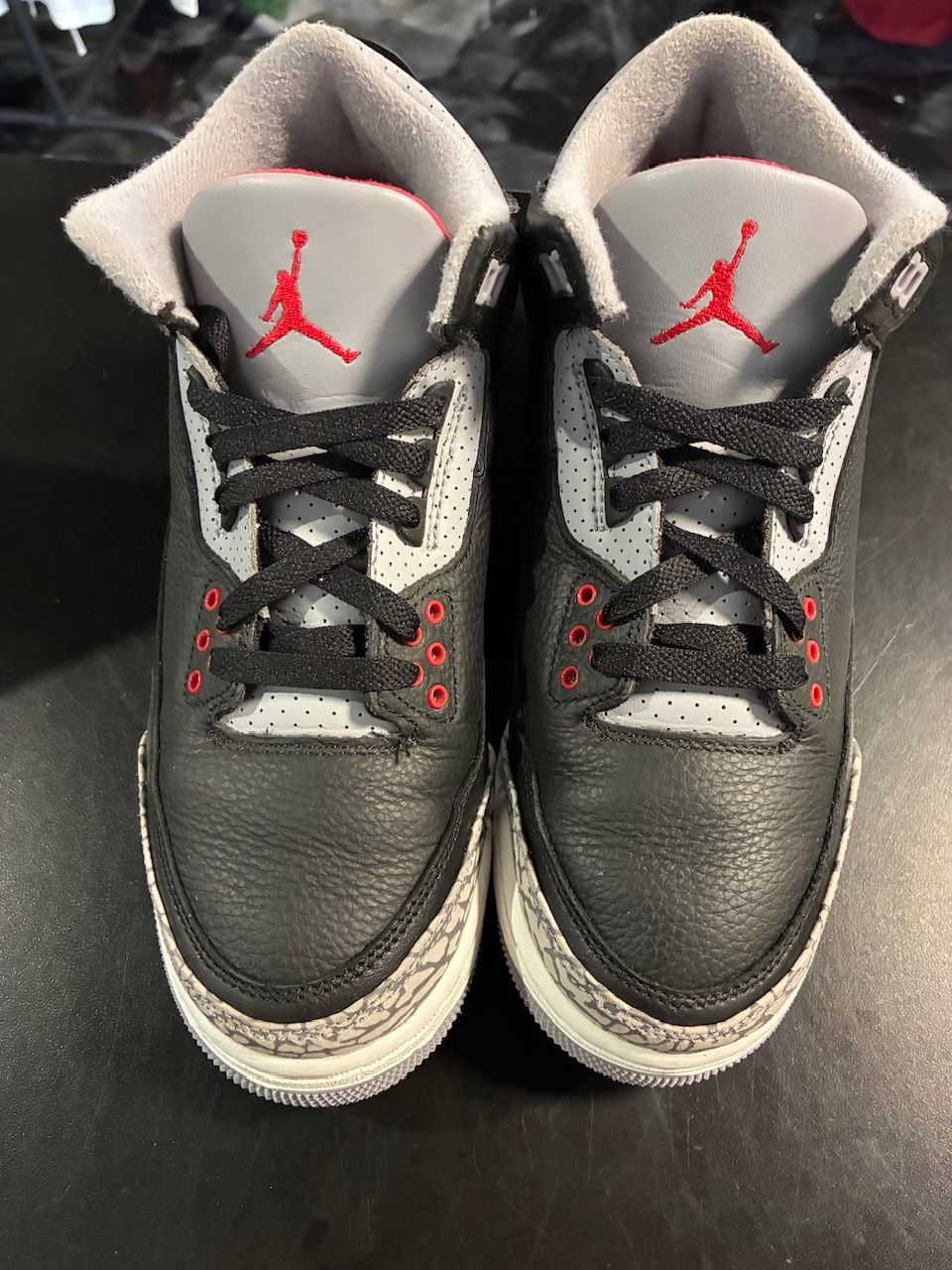Jordan 3 Retro Black Cement (2024) (GS) - No Box/Used