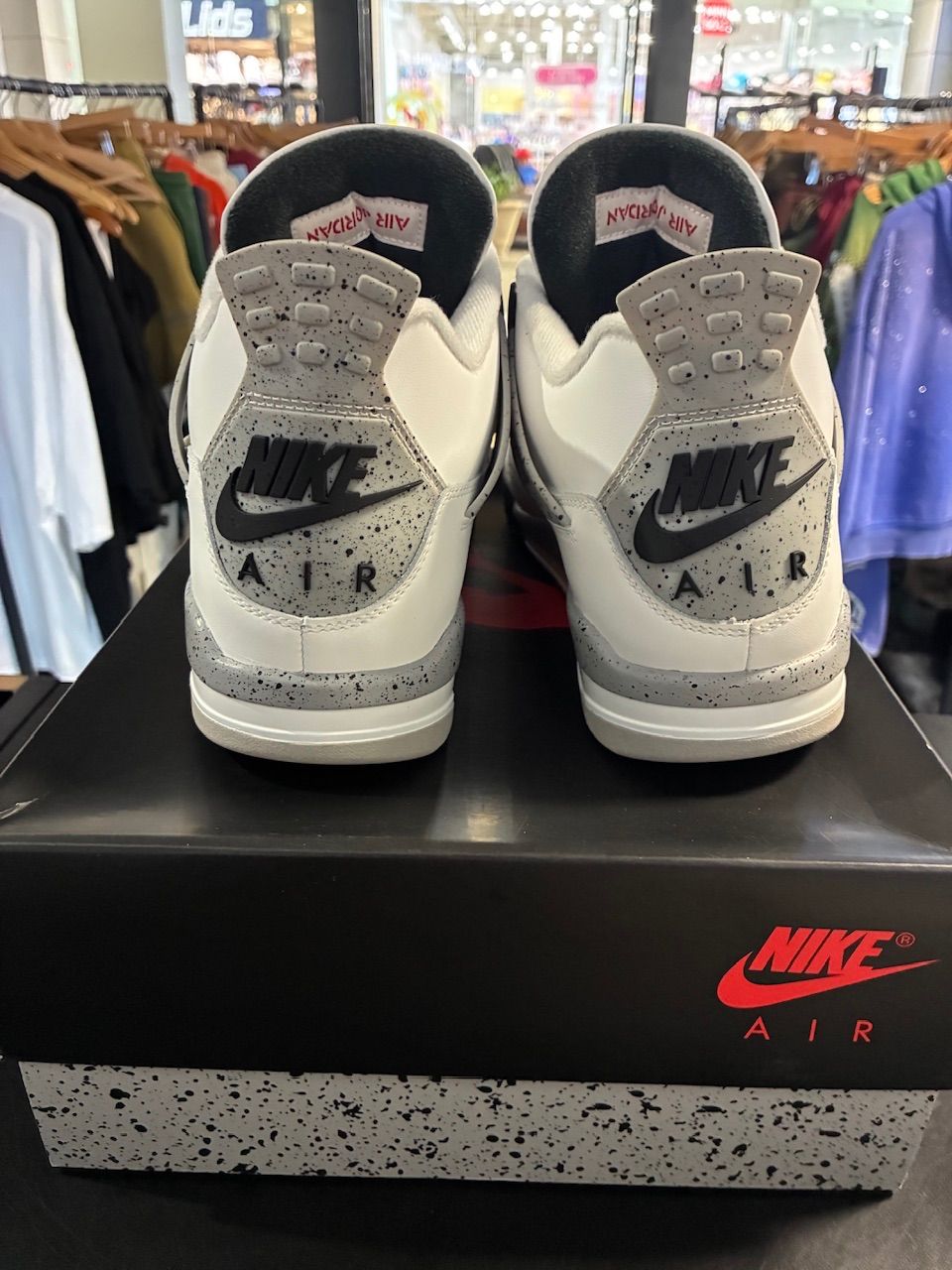Jordan 4 Retro White Cement (2025) - Used/Worn