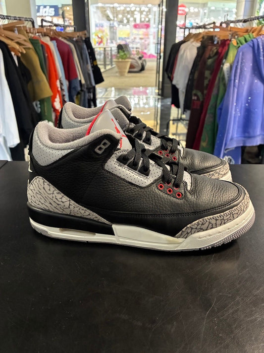 Jordan 3 Retro Black Cement (2024) (GS) - No Box/Used