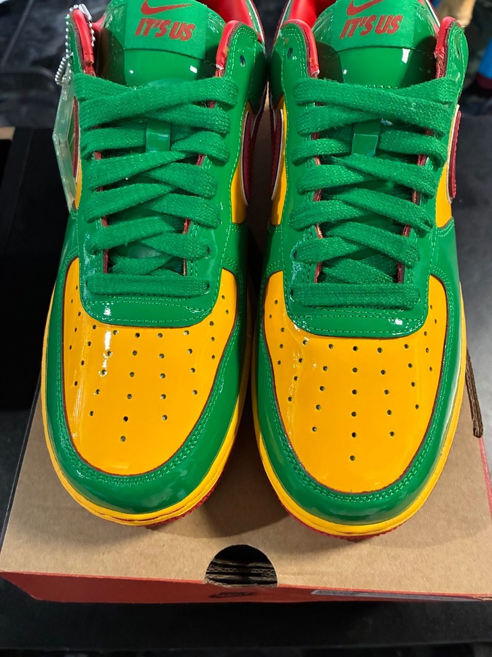 Nike Air Force 1 Low Lil Yachty Concrete Boys Lucky Green - Like New