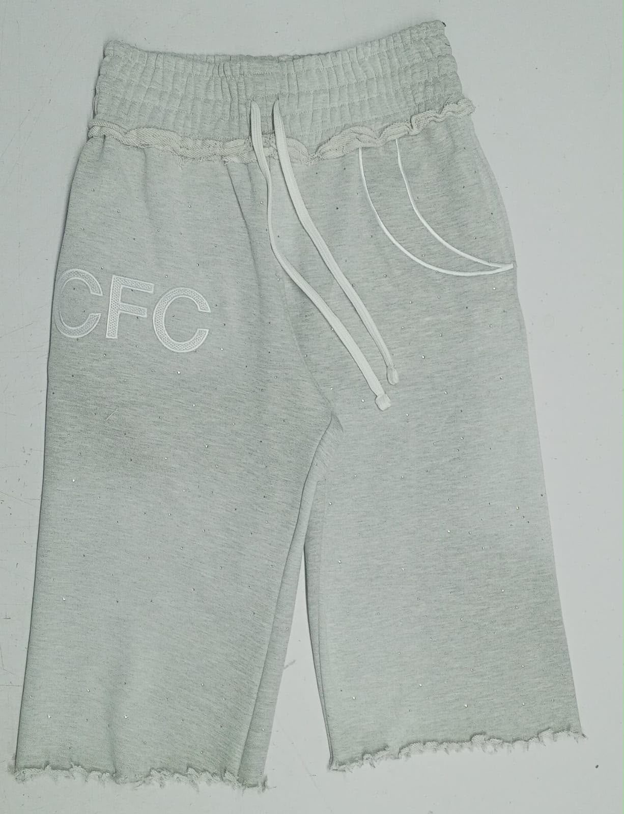 Cutfromdacloth Grey Shorts
