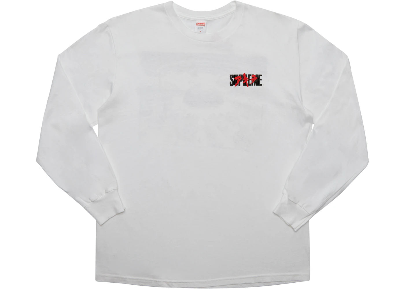 Supreme AKIRA Neo-Tokyo L/S Tee White FW17