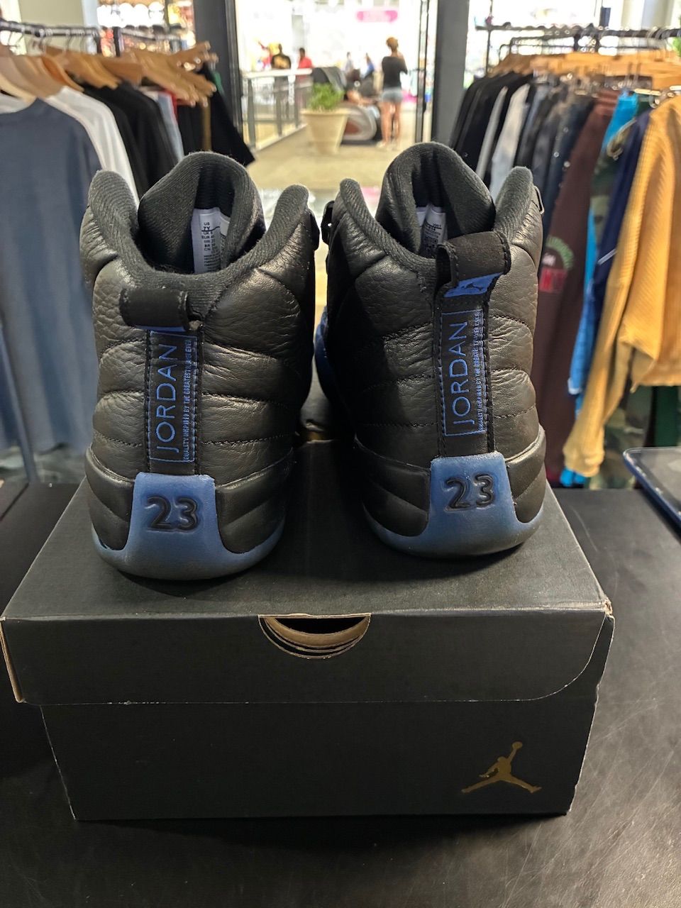 Jordan 12 Retro Black Game Royal (GS) - Used/Worn