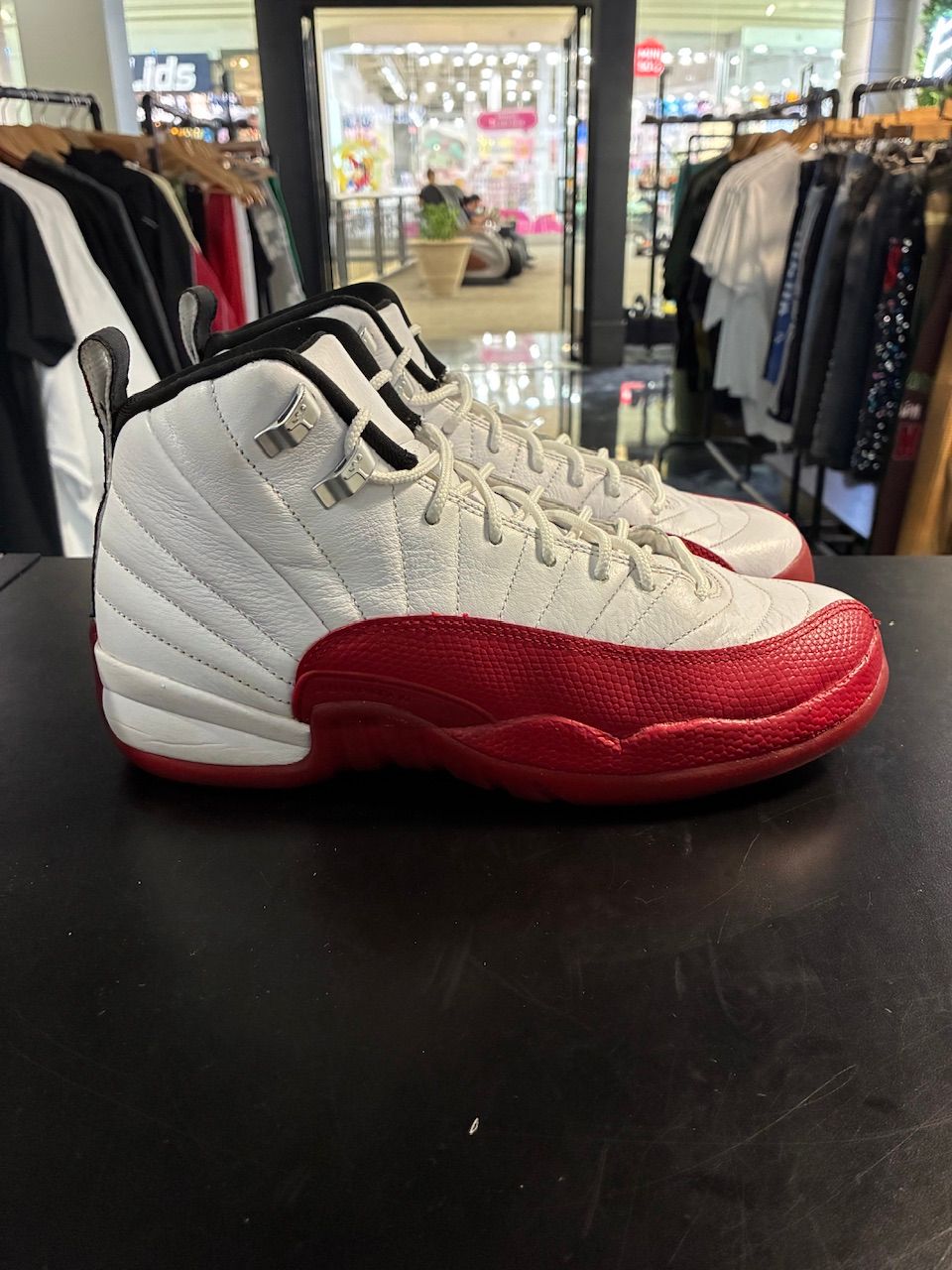 Jordan 12 Retro Cherry (2023) (GS) - No Box/Used