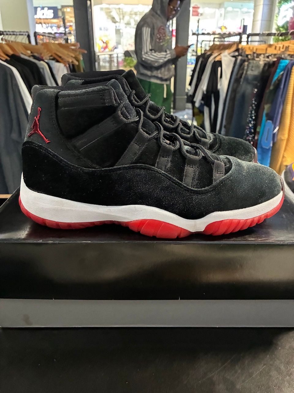 Jordan 11 Retro Bred Velvet (Women's) - Used/Worn