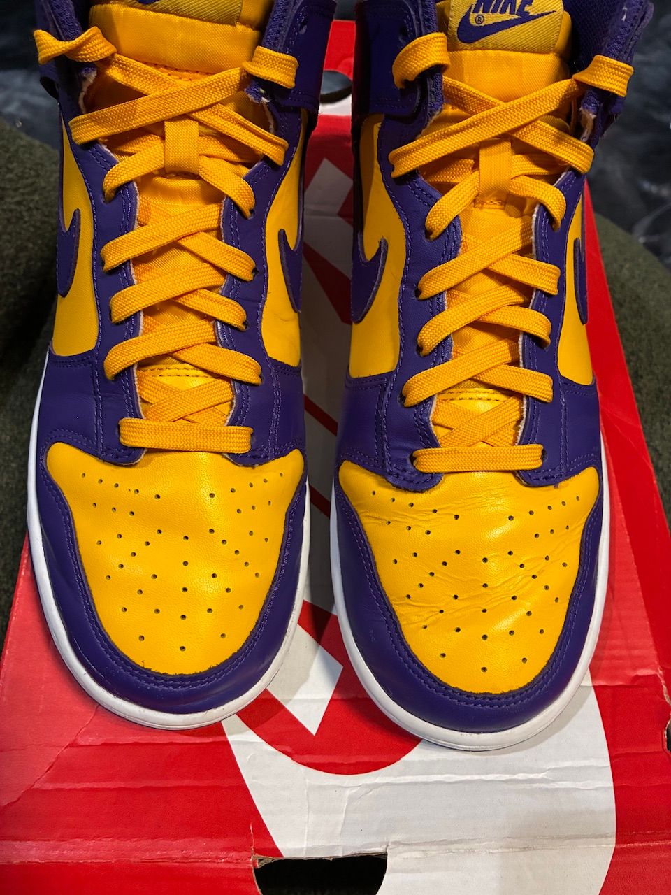 Nike Dunk High Lakers - Used/Worn