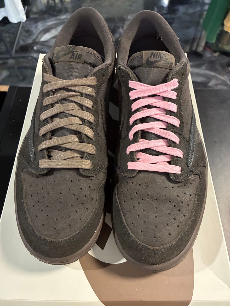 Jordan 1 Retro Low OG SP Travis Scott Velvet Brown - Used/Worn