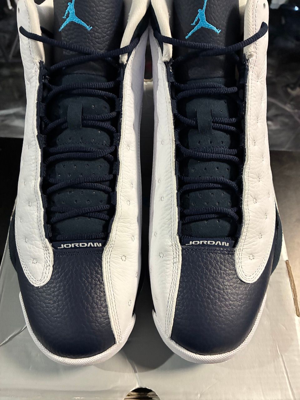 Jordan 13 Retro Obsidian Powder Blue White - Like New